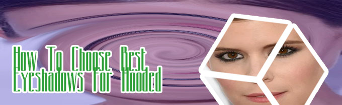 Low eyebrows hooded eyes
