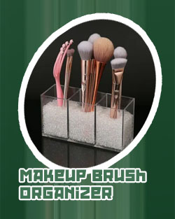 Makeup brush organizer